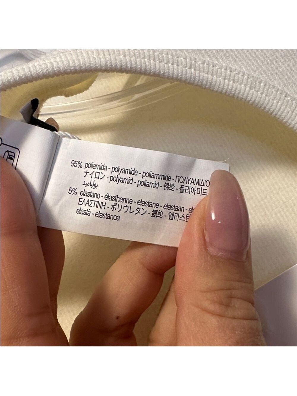 Zara Ribbed Stretchy Open Back Mock Neck Cream Long Sleeve Bodysuit Top - Picture 8 of 9